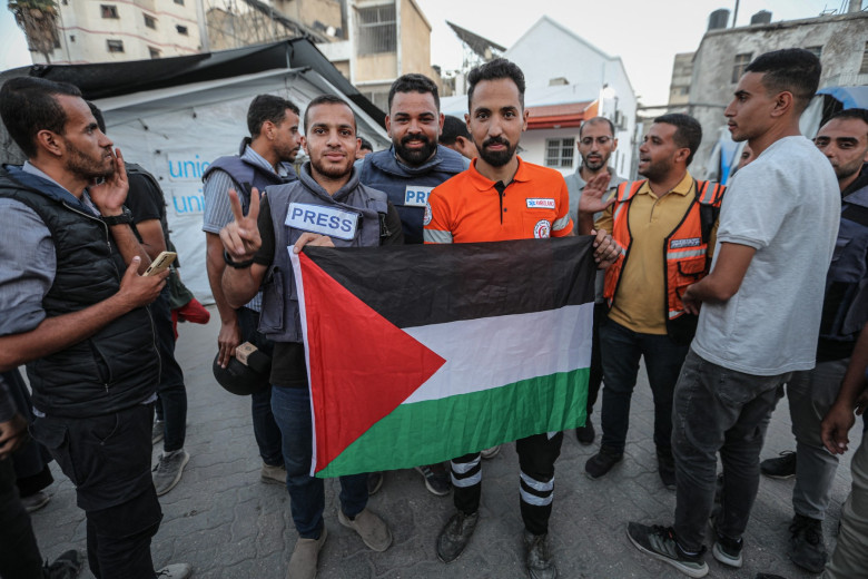 Palestinienii sărbătoresc armistițiul cu Israelul