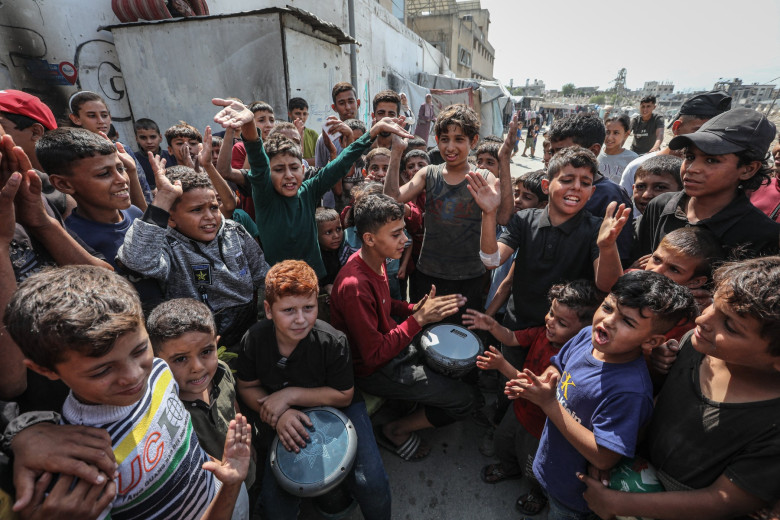 Palestinienii sărbătoresc armistițiul cu Israelul