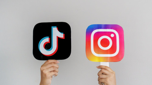 TikTok și Instagram