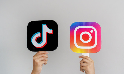 TikTok și Instagram