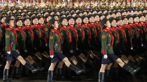 paradă militară coreea de nord