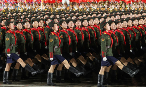 paradă militară coreea de nord