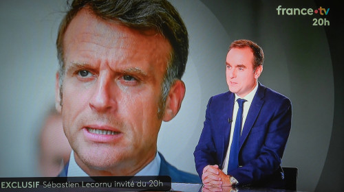 Sebastien Lecornu, Emmanuel Macron
