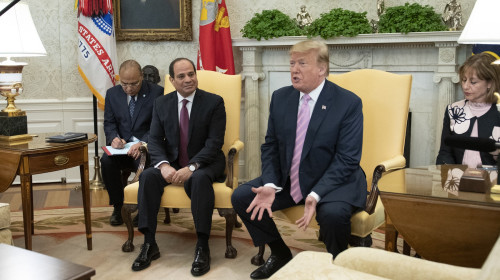 Trump si el-Sisi