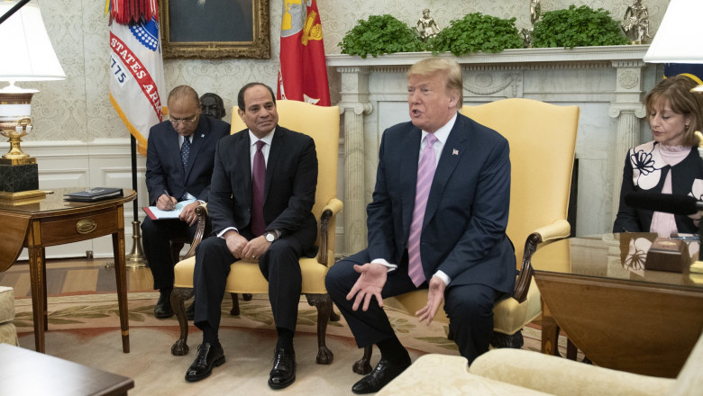 Trump si el-Sisi