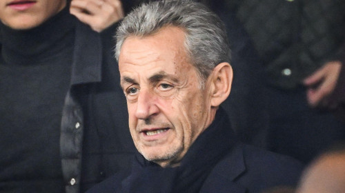 Former French President Nicolas SARKOZY during the French championship Ligue 1 football match between Paris Saint-Germain and AJ Auxerre on 27 September 2025 at Parc des Princes stadium in Paris, France