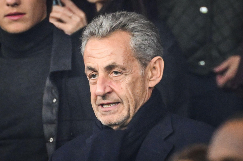 Former French President Nicolas SARKOZY during the French championship Ligue 1 football match between Paris Saint-Germain and AJ Auxerre on 27 September 2025 at Parc des Princes stadium in Paris, France