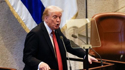 Trump Addresses Israeli Parliament, the Knesset, in Jerusalem