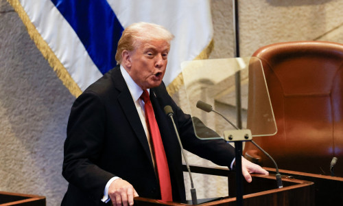 Trump Addresses Israeli Parliament, the Knesset, in Jerusalem