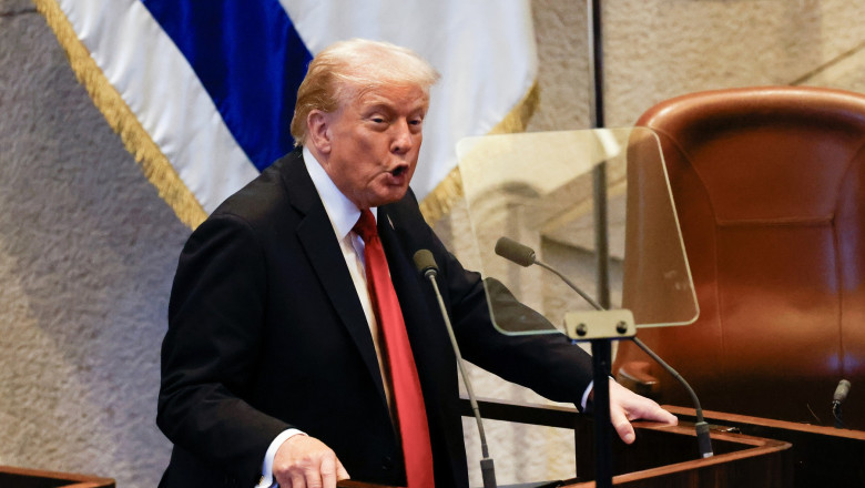 Trump Addresses Israeli Parliament, the Knesset, in Jerusalem