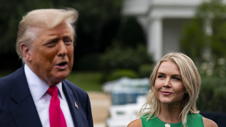 Donald Trump și Karoline Leavitt