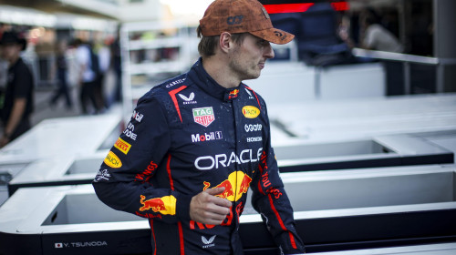 VERSTAPPEN Max (ned), Red Bull Racing RB21, portrait during the 2025 Formula 1 United States Grand Prix, 19th round of the 2025 FIA Formula One World Championship from October 17 to 19, 2025 on the Circuit of the Americas, in Austin, Texas, United States