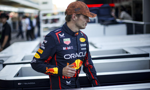 VERSTAPPEN Max (ned), Red Bull Racing RB21, portrait during the 2025 Formula 1 United States Grand Prix, 19th round of the 2025 FIA Formula One World Championship from October 17 to 19, 2025 on the Circuit of the Americas, in Austin, Texas, United States
