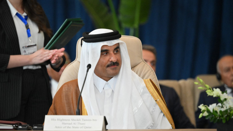 Sommet pour la paix de Charm el-Cheikh, en Egypte "Peace in the Middle East" pour discuter du soutien à la bande de Gaza après le cessez-le-feu entre Israël et le Hamas