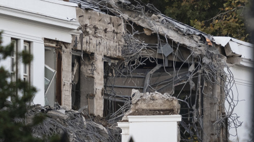 White House East Wing Demolished for Ballroom