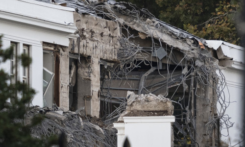 White House East Wing Demolished for Ballroom