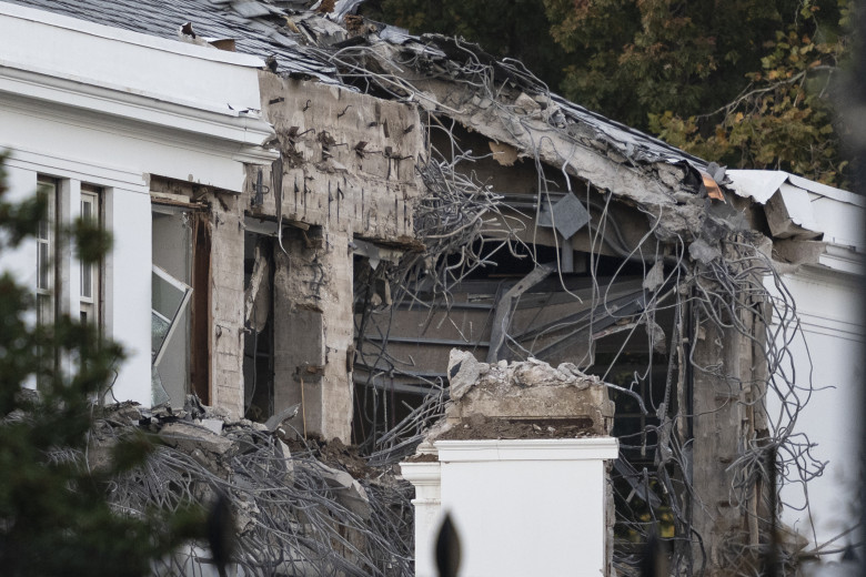 White House East Wing Demolished for Ballroom