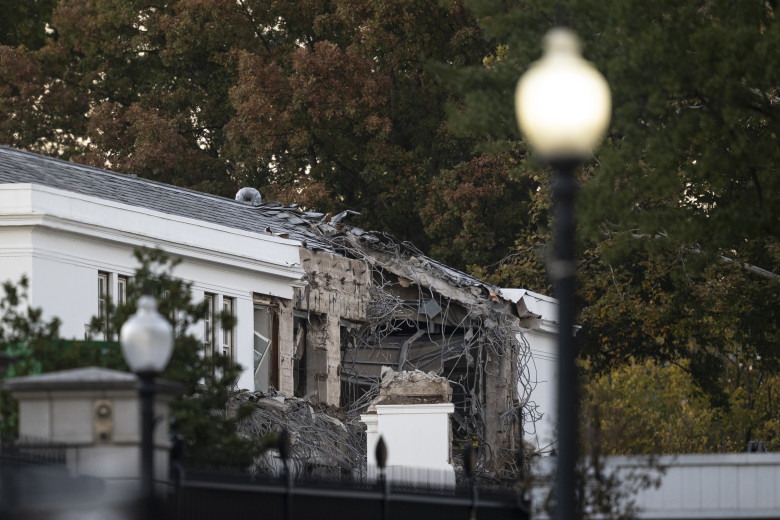 Demolition Begins In White House East Room For Trump Ballroom Project