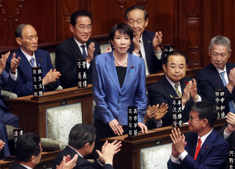 Sanae Takaichi is elected as Japan's new prime minister