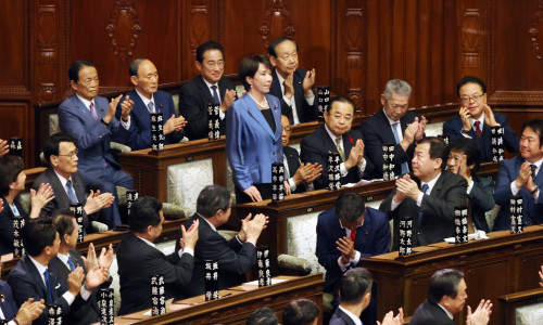 Sanae Takaichi is elected as Japan's new prime minister
