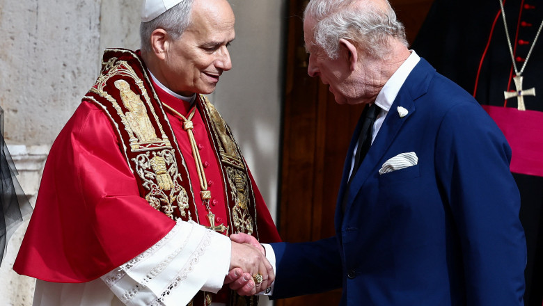 Britain's King Charles and Queen Camilla make their first state visit to the Holy See since Pope Leo XIV's election