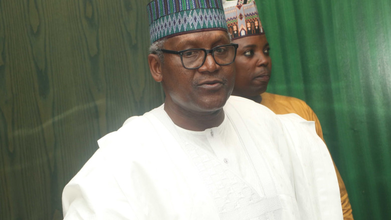 Portrait of Politician Aliko Dangote. Nigeria.