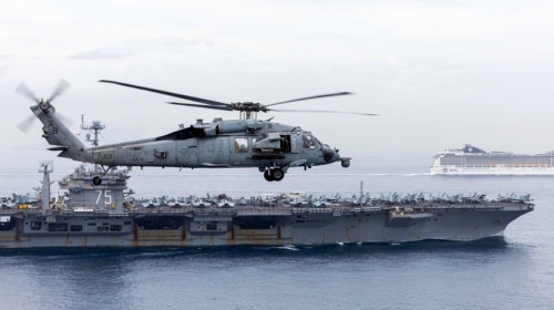 Un elicopter MH-60R şi un avion FA-18F s-au prăbușit în Marea Chinei de Sud/ Foto: X