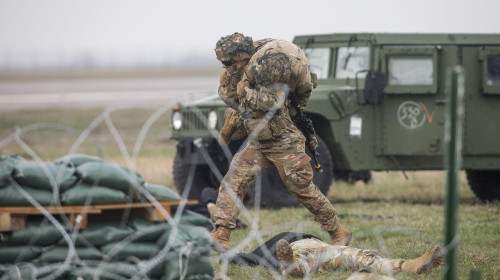 Mihail Kogalniceanu bază, soldați americani în România