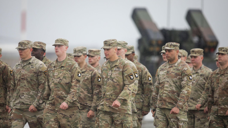 Mihail Kogalniceanu bază, soldați americani în România