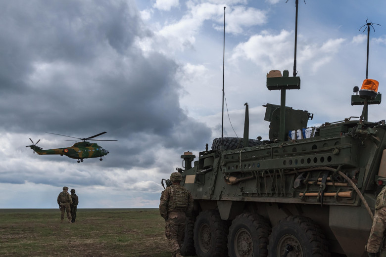 Mihail Kogalniceanu bază, soldați americani în România