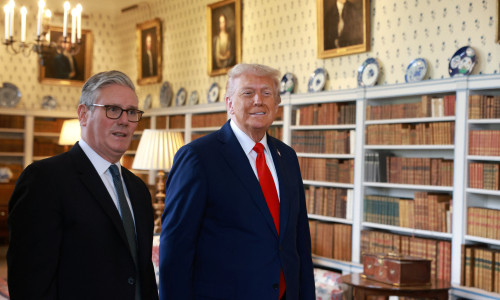 U.S. President Trump makes second state visit to Britain