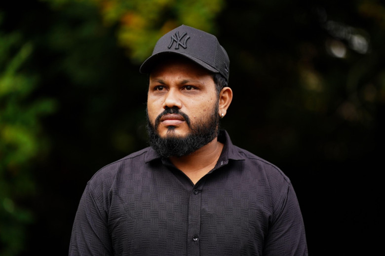 The sole survivor of the Air India crash, Vishwash Kumar Ramesh, poses for a photo in Oadby, near Leicester, following an interview with the PA news agency. Briton Ramesh survived the disaster on June 12 that killed 241 people on board. Picture date: Mond