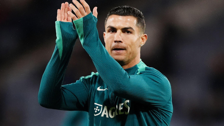 File photo dated 15-10-2024 of Cristiano Ronaldo, who is planning to retire "soon" and predicts he "probably will cry" when the time comes. Issue date: Tuesday October 4, 2025.