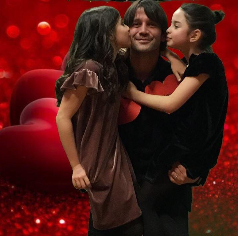 cristi chivu si fiicele sale in 2019