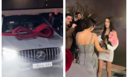 Fiica unui primar din Argeș a primit cadou la majorat o mașină de zeci de mii de euro