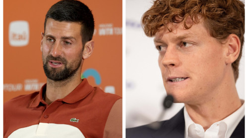 Novac Djokovici și Jannik Sinner