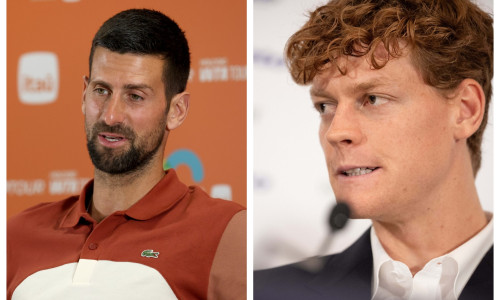 Novac Djokovici și Jannik Sinner