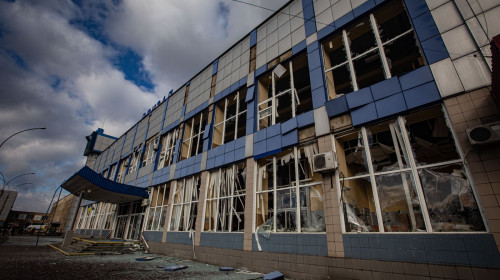 Massive Russian Drone Attack In Sumy Destroys Train Station, Buildings And Houses