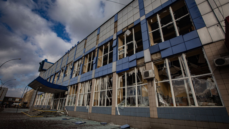 Massive Russian Drone Attack In Sumy Destroys Train Station, Buildings And Houses