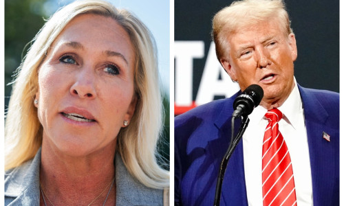 Marjorie Taylor Greene și Donald Trump