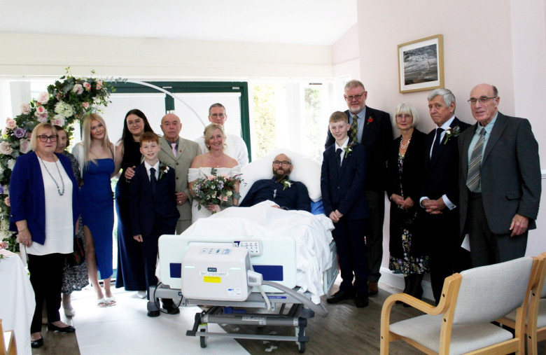 nuntă pe patul de spital