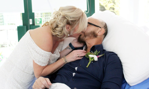 nuntă pe patul de spital