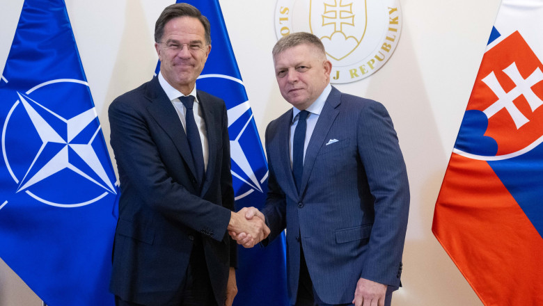 Premiér Robert Fico sa stretol s generálnym tajomníkom NATO Markom Ruttem