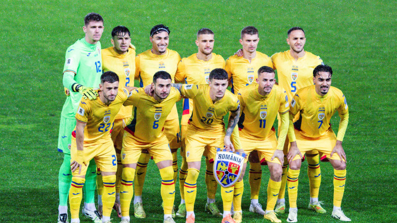 Romania Team official photo before the start of the game