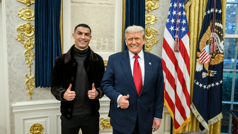 Cristiano Ronaldo visits the White House