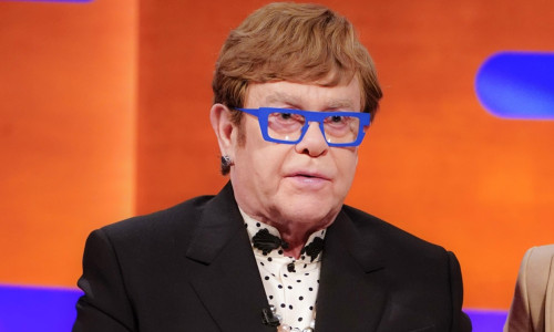 EDITORIAL USE ONLY File photo dated 06/02/25 of Sir Elton John during filming for the Graham Norton Show, at BBC Studioworks 6 Television Centre, Wood Lane, London. Sir Elton has told how his celebrity friends such as Sir Paul McCartney and Sir Mick Jagge