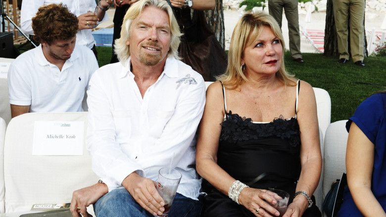 Richard Branson și soția sa, Lady Joan