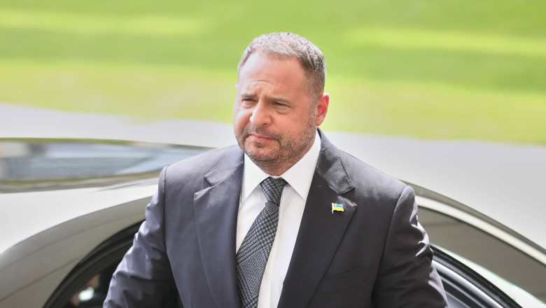 Berlin, Deutschland, 28.05.2025: Bundeskanzleramt: Besuch des ukrainischen Präsidenten: Andrij Jermak, Leiter des Präsid