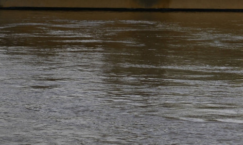 Flood hit Brasov city of Romania after two days of heavy rain