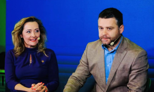 Elena Lasconi și Ciprian Ciucu/ Foto: Facebook